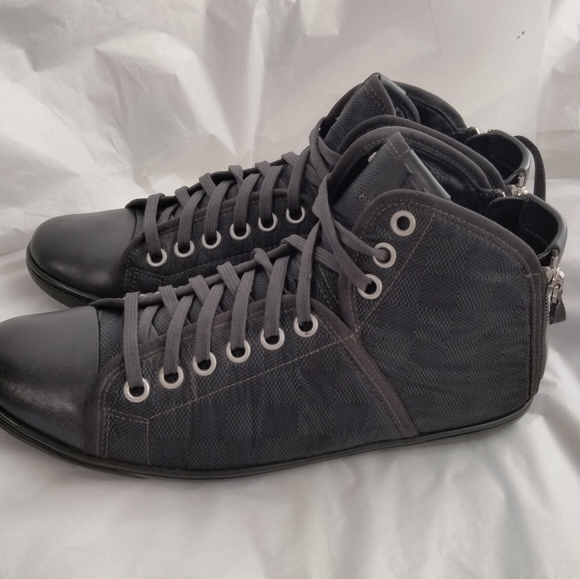Louis Vuitton Damier Axel sneaker high top 8 - Picture 2 of 16